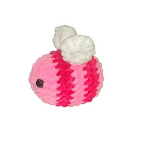 Pink Crochet Bumblebee